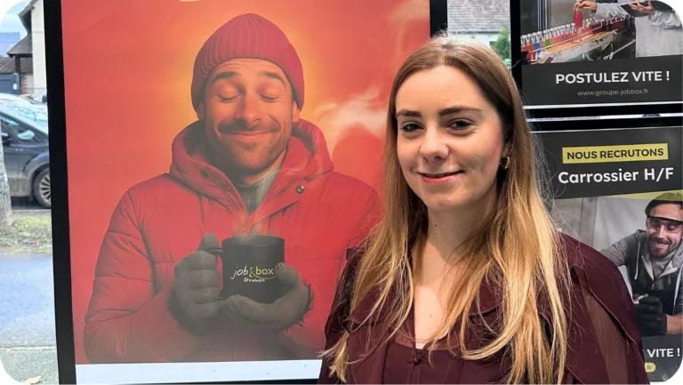 L’équipe de l’agence Job&Box Caen